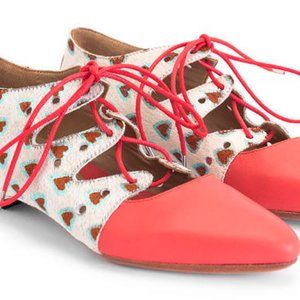 Fluevogs Size 8 Coal Pony/Hearts